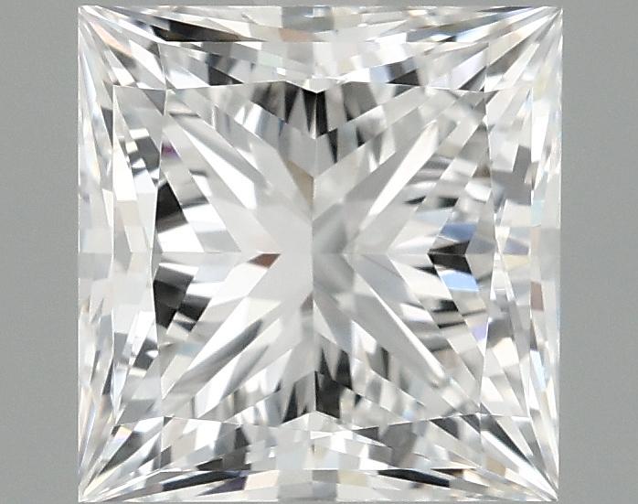 2.42 Carat Princess Shaped Ideal Cut VVS2 IGI Certified Lab Grown Diamond