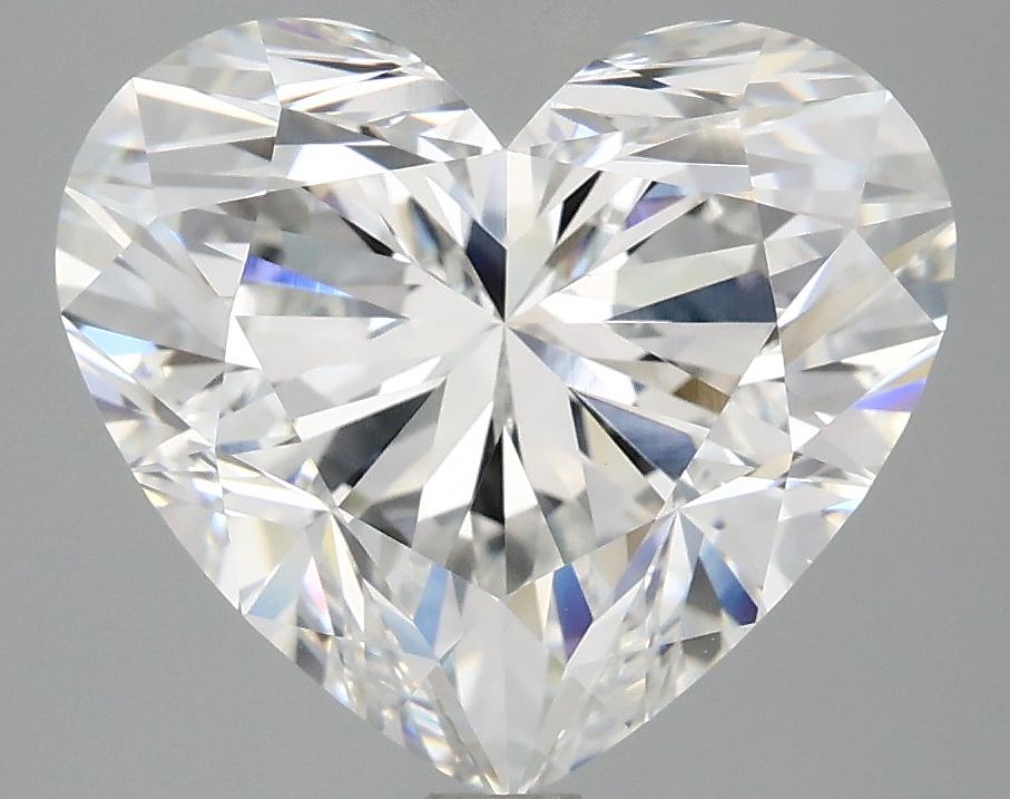 5.08 Carat Heart Shaped Ideal Cut VVS2 IGI Certified Lab Grown Diamond