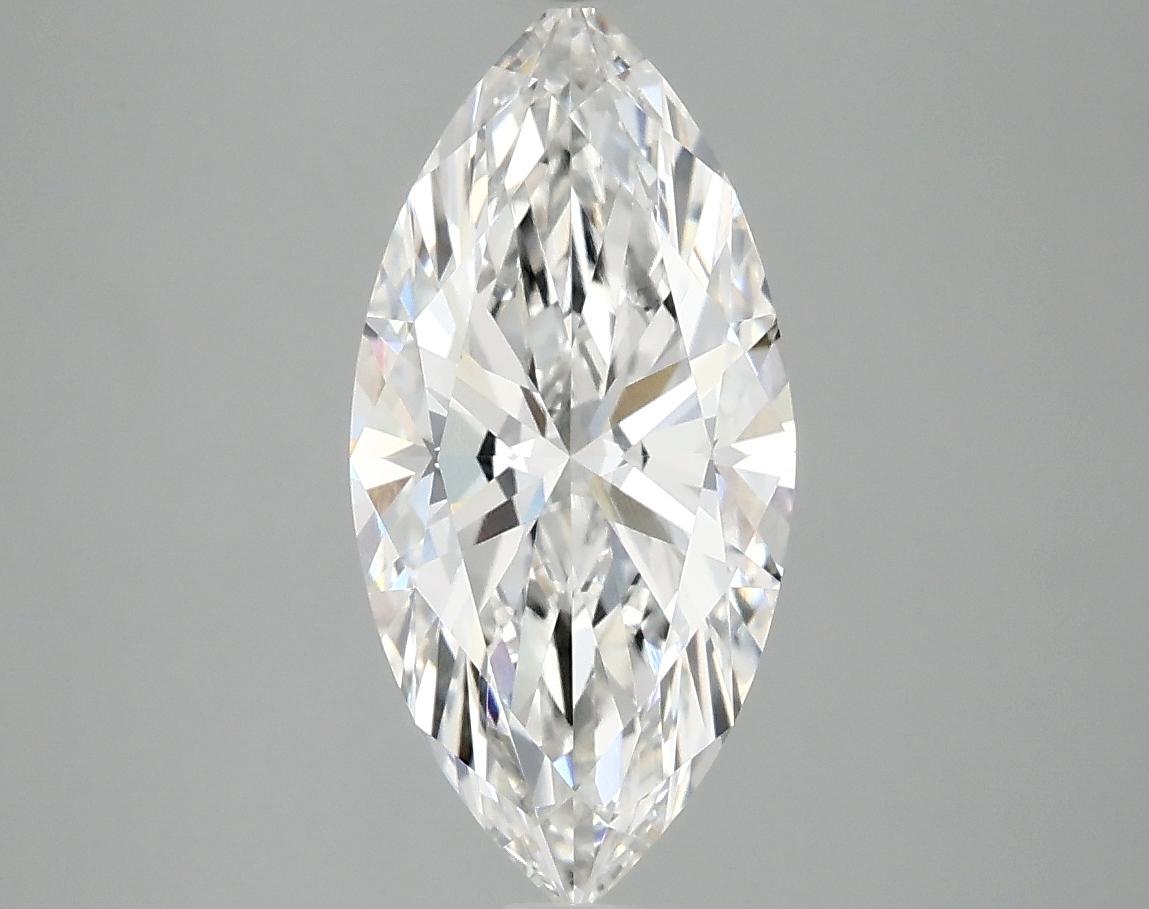 2.08 Carat Marquise Shaped Excellent Cut VVS2 IGI Certified Lab Grown Diamond