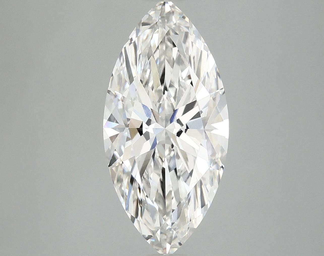 3.0 Carat Marquise Shaped Excellent Cut VVS2 IGI Certified Lab Grown Diamond