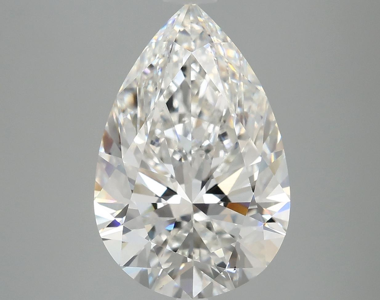 4.94 Carat Pear Shaped Excellent Cut VS1 IGI Certified Lab Grown Diamond