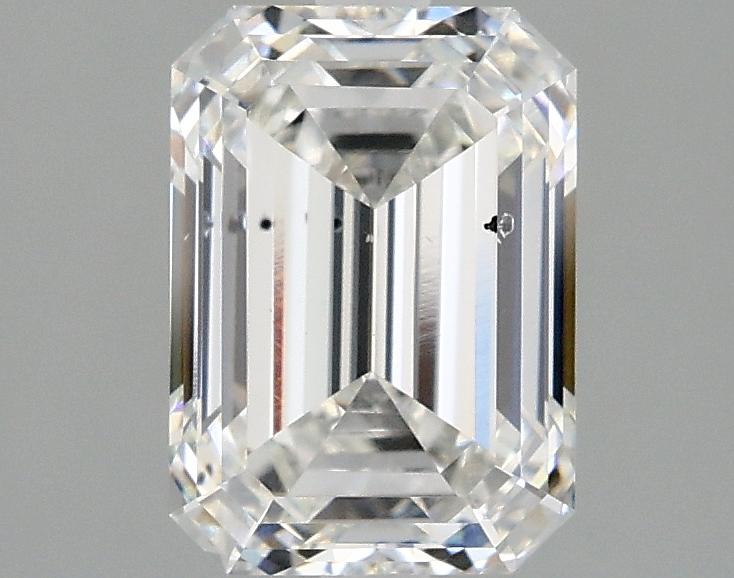 2.07 Carat Emerald Shaped Ideal Cut SI1 IGI Certified Lab Grown Diamond