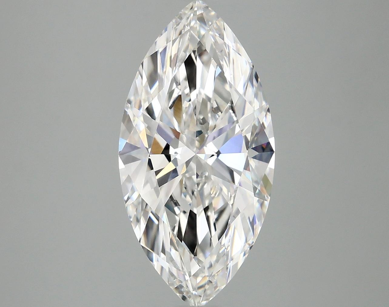 2.98 Carat Marquise Shaped Ideal Cut VVS2 IGI Certified Lab Grown Diamond