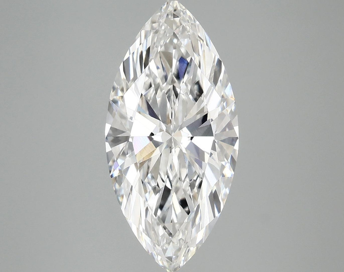 3.02 Carat Marquise Shaped Excellent Cut VVS2 IGI Certified Lab Grown Diamond