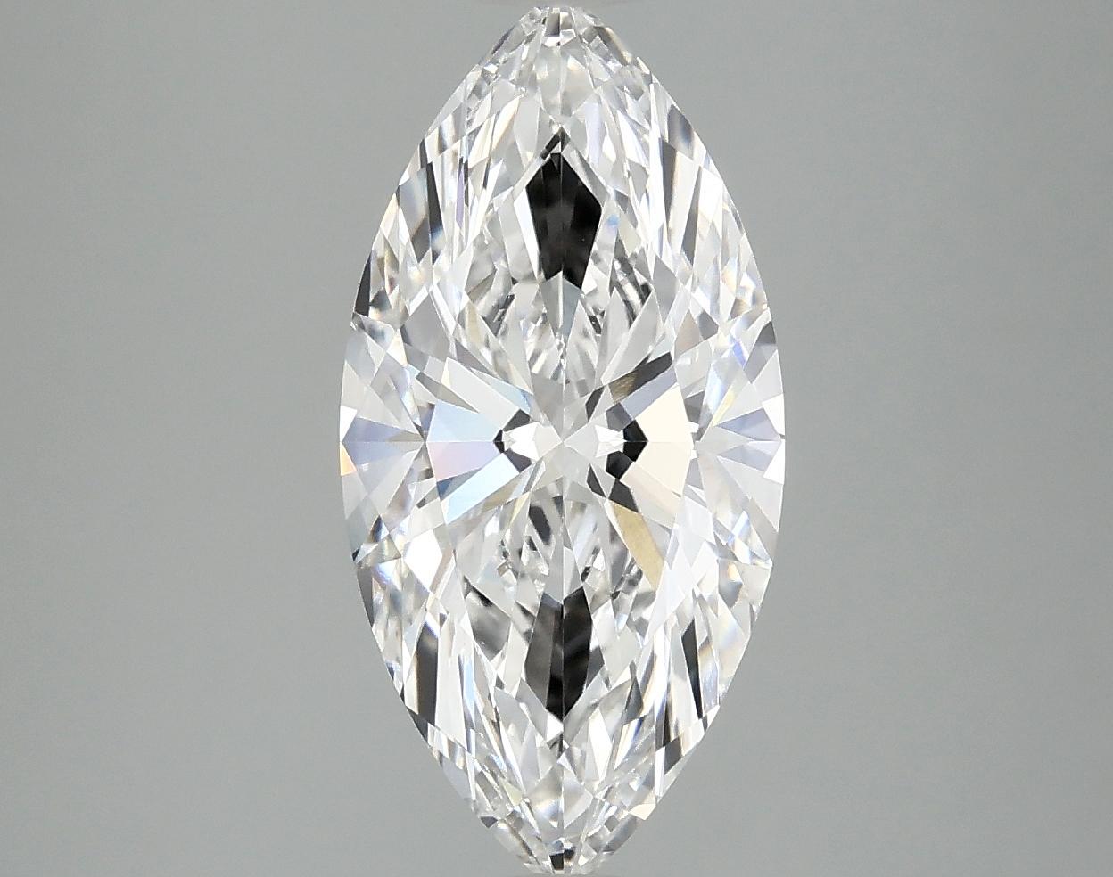 2.92 Carat Marquise Shaped Ideal Cut VVS2 IGI Certified Lab Grown Diamond