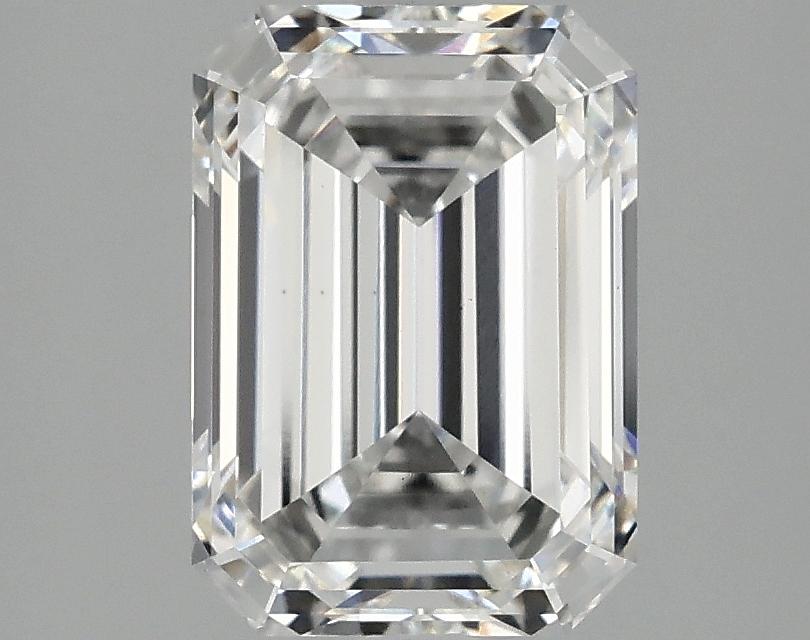 2.56 Carat Emerald Shaped Ideal Cut VS1 IGI Certified Lab Grown Diamond