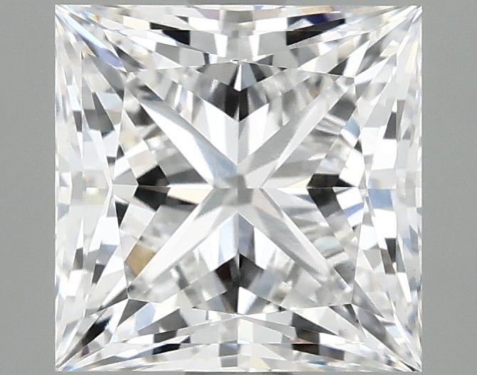 2.07 Carat Princess Shaped Ideal Cut VS1 IGI Certified Lab Grown Diamond