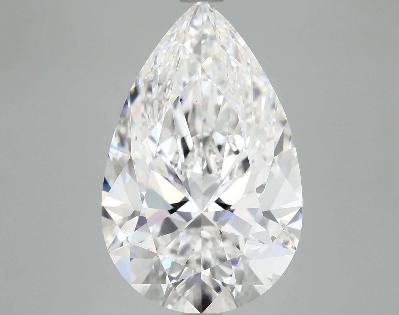 7.19 Carat Pear Shaped Ideal Cut VS1 IGI Certified Lab Grown Diamond