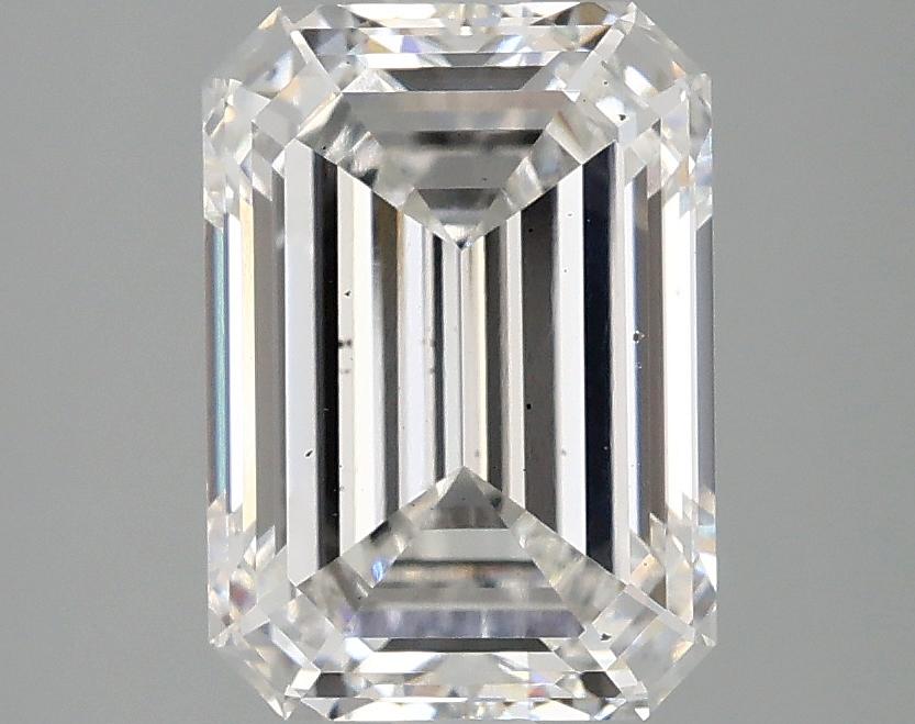 3.01 Carat Emerald Shaped Ideal Cut SI1 IGI Certified Lab Grown Diamond