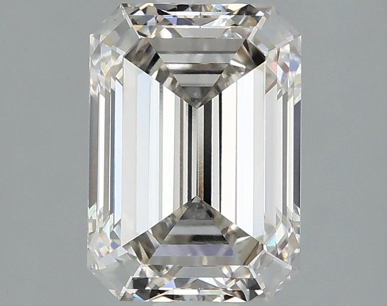 2.06 Carat Emerald Shaped Ideal Cut VVS2 IGI Certified Lab Grown Diamond