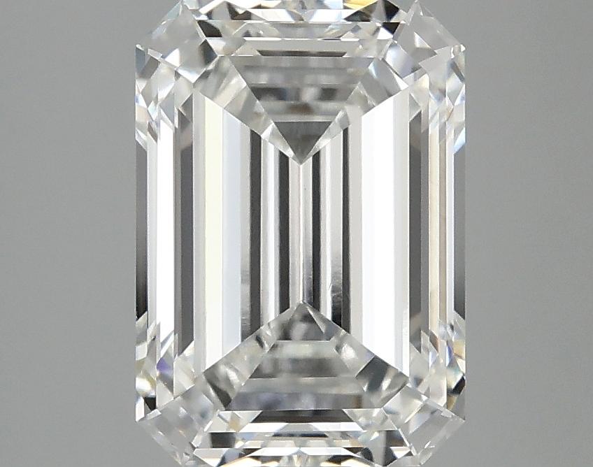3.09 Carat Emerald Shaped Ideal Cut VVS2 IGI Certified Lab Grown Diamond