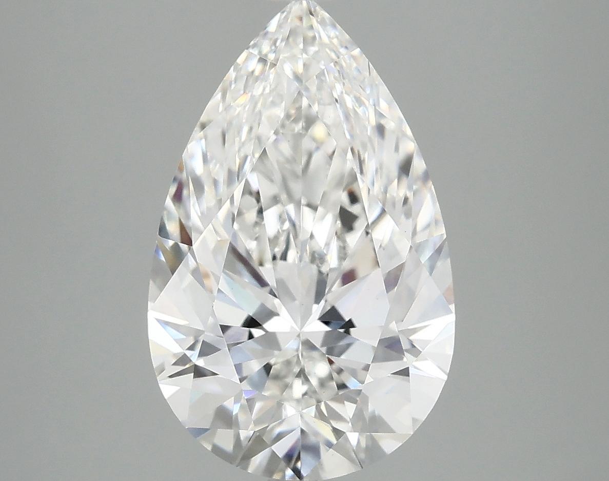 4.08 Carat Pear Shaped Ideal Cut VS1 IGI Certified Lab Grown Diamond