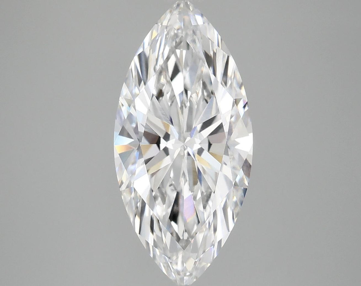 3.04 Carat Marquise Shaped Excellent Cut VVS2 IGI Certified Lab Grown Diamond