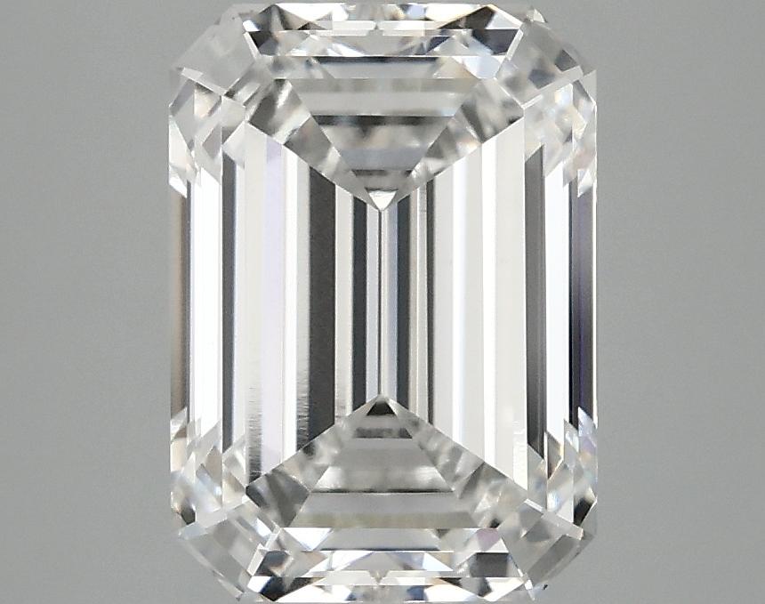3.09 Carat Emerald Shaped Ideal Cut VS1 IGI Certified Lab Grown Diamond