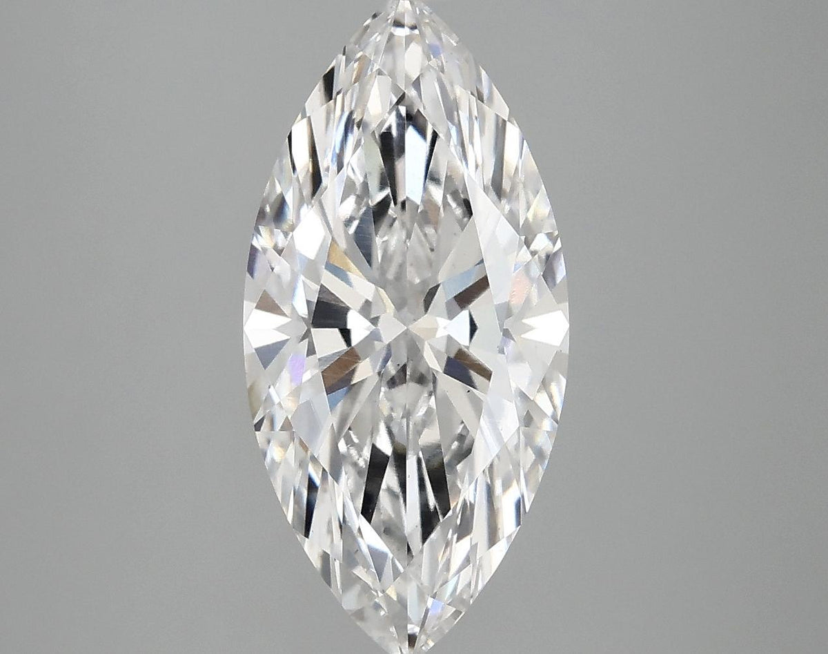 3.08 Carat Marquise Shaped Excellent Cut VS1 IGI Certified Lab Grown Diamond