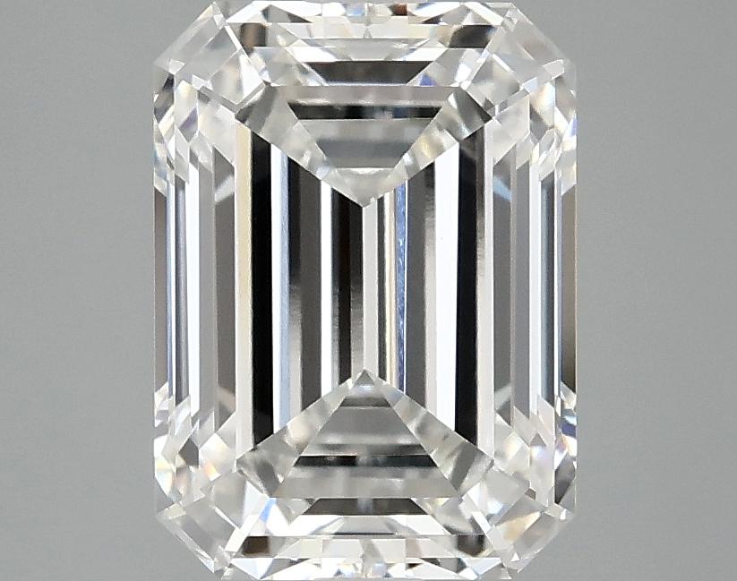 3.08 Carat Emerald Shaped Excellent Cut VVS2 IGI Certified Lab Grown Diamond