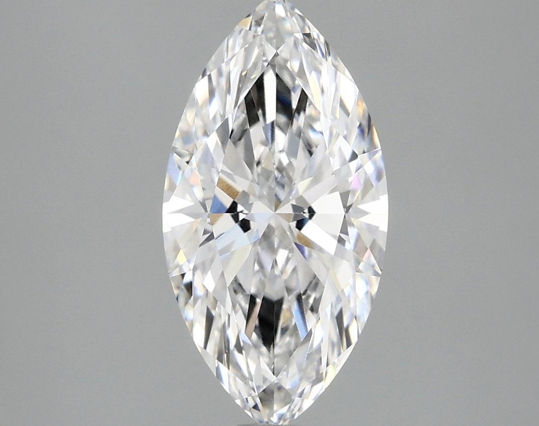 2.1 Carat Marquise Shaped Ideal Cut VVS2 IGI Certified Lab Grown Diamond