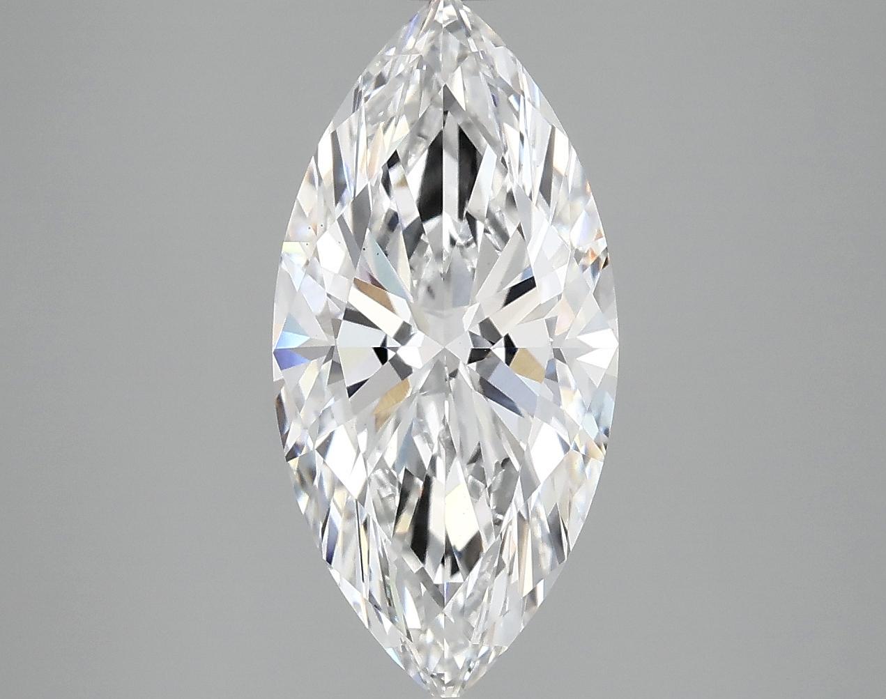 3.08 Carat Marquise Shaped Excellent Cut VS1 IGI Certified Lab Grown Diamond