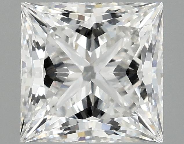2.09 Carat Princess Shaped Ideal Cut VS1 IGI Certified Lab Grown Diamond