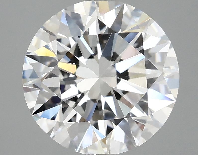 3.08 Carat Round Shaped Excellent Cut VVS2 IGI Certified Lab Grown Diamond