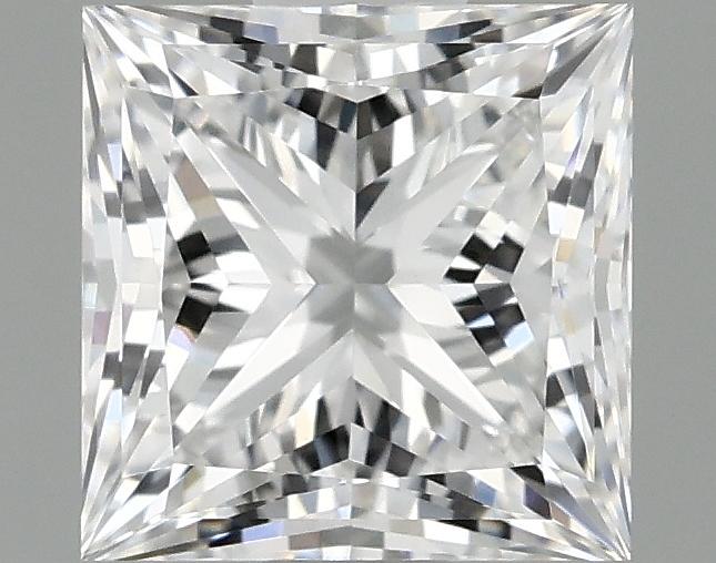 1.08 Carat Princess Shaped Ideal Cut VVS2 IGI Certified Lab Grown Diamond