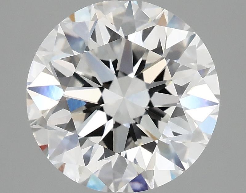 3.08 Carat Round Shaped Excellent Cut VVS2 IGI Certified Lab Grown Diamond