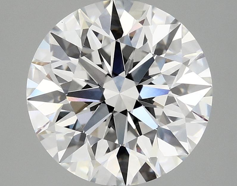 3.07 Carat Round Shaped Excellent Cut VVS2 IGI Certified Lab Grown Diamond