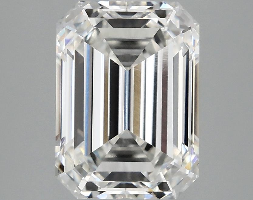 3.09 Carat Emerald Shaped Excellent Cut VVS2 IGI Certified Lab Grown Diamond