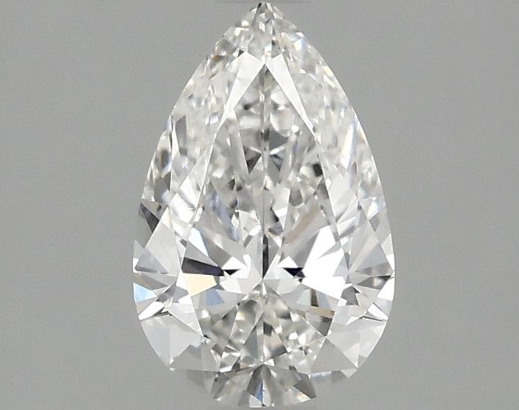 0.97 Carat Pear Shaped Ideal Cut VVS2 IGI Certified Lab Grown Diamond