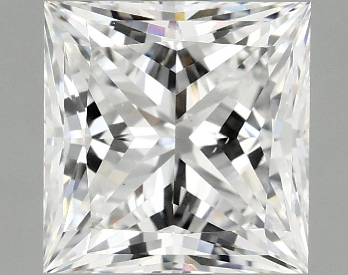 2.06 Carat Princess Shaped Ideal Cut VS2 IGI Certified Lab Grown Diamond