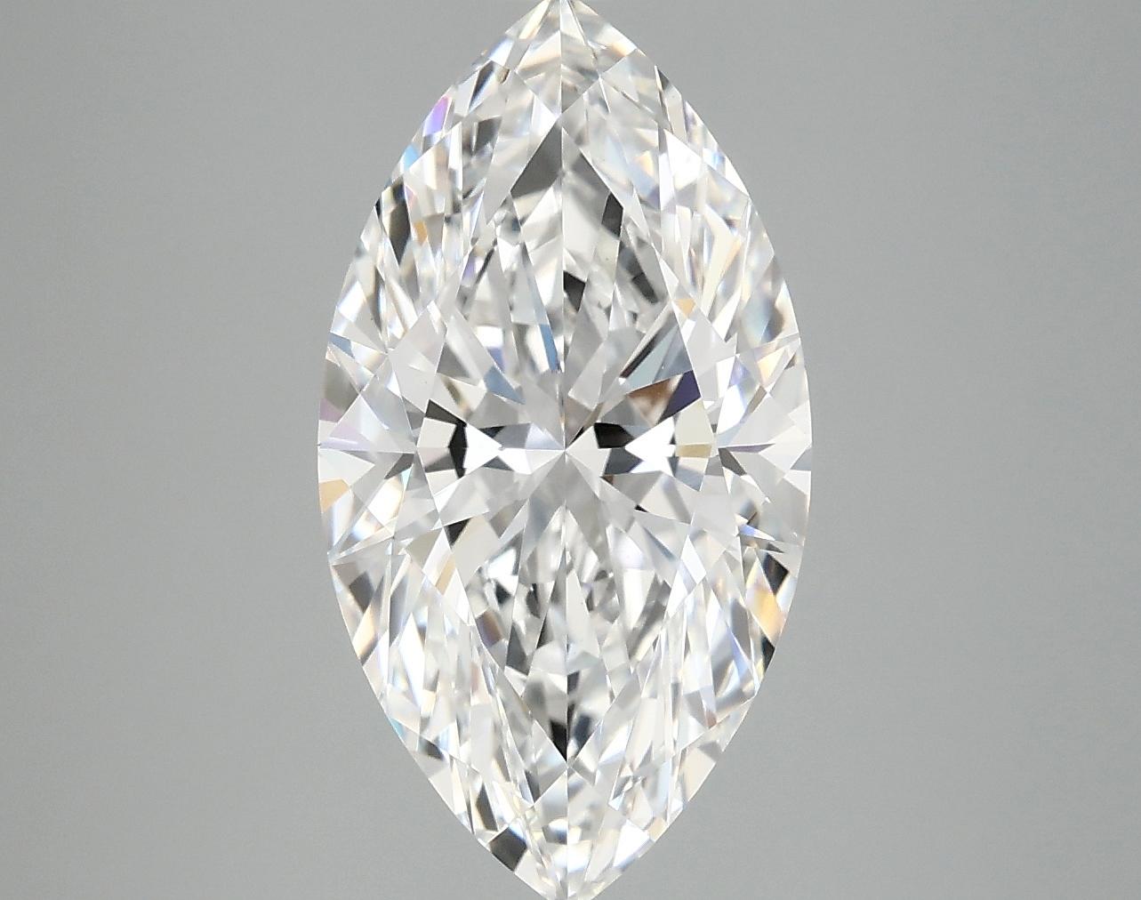 4.0 Carat Marquise Shaped Excellent Cut VVS2 IGI Certified Lab Grown Diamond