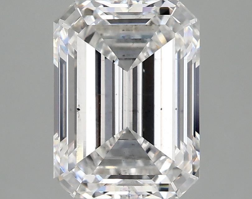3.02 Carat Emerald Shaped Excellent Cut SI1 IGI Certified Lab Grown Diamond