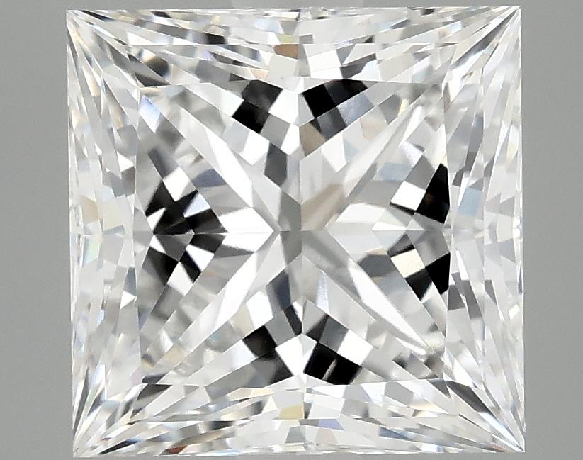 5.08 Carat Princess Shaped Ideal Cut VVS2 IGI Certified Lab Grown Diamond