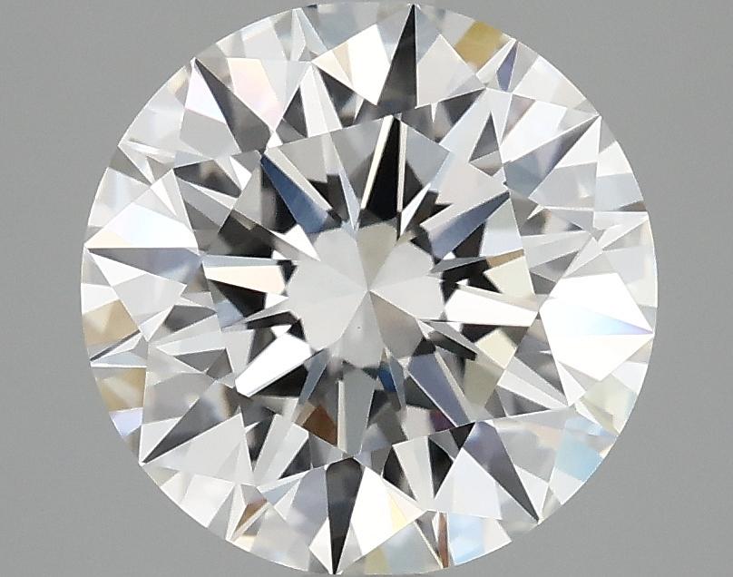 3.08 Carat Round Shaped Excellent Cut VVS2 IGI Certified Lab Grown Diamond
