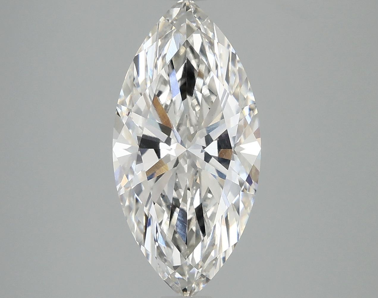 3.09 Carat Marquise Shaped Excellent Cut VS1 IGI Certified Lab Grown Diamond