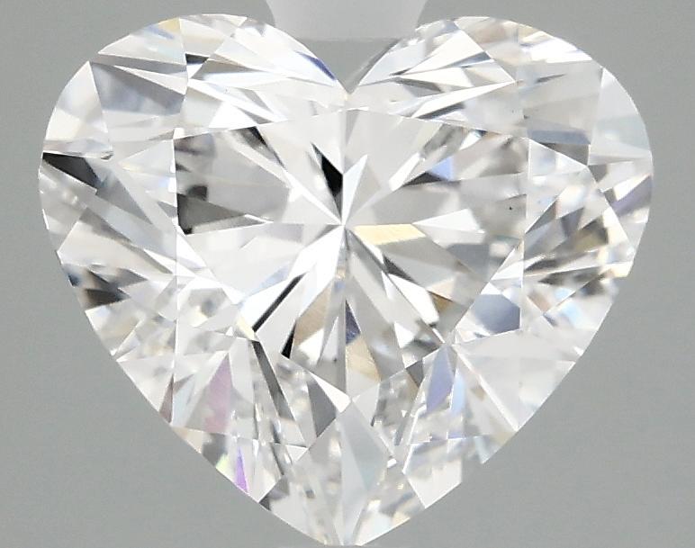 3.09 Carat Heart Shaped Ideal Cut VVS2 IGI Certified Lab Grown Diamond
