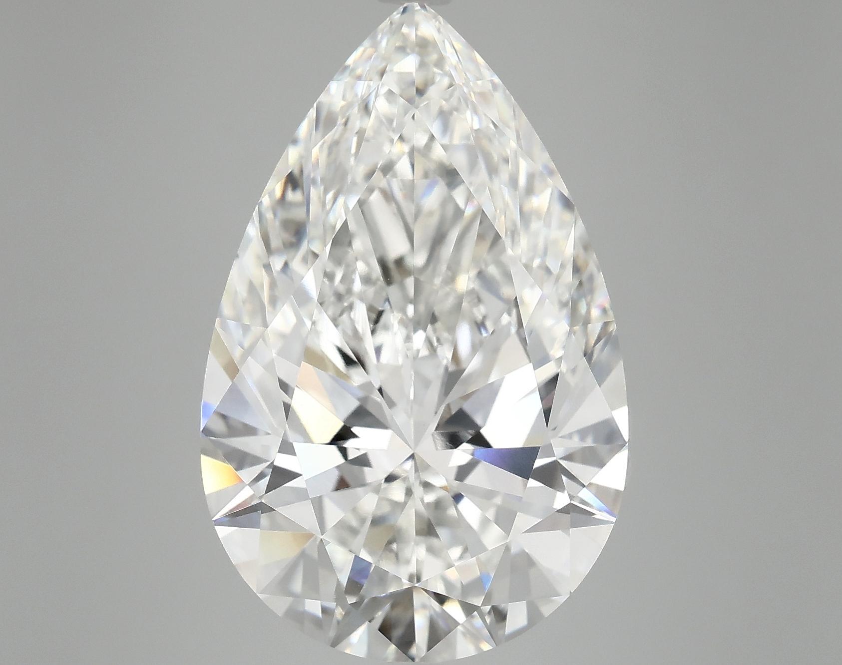 11.2 Carat Pear Shaped Ideal Cut VVS2 IGI Certified Lab Grown Diamond