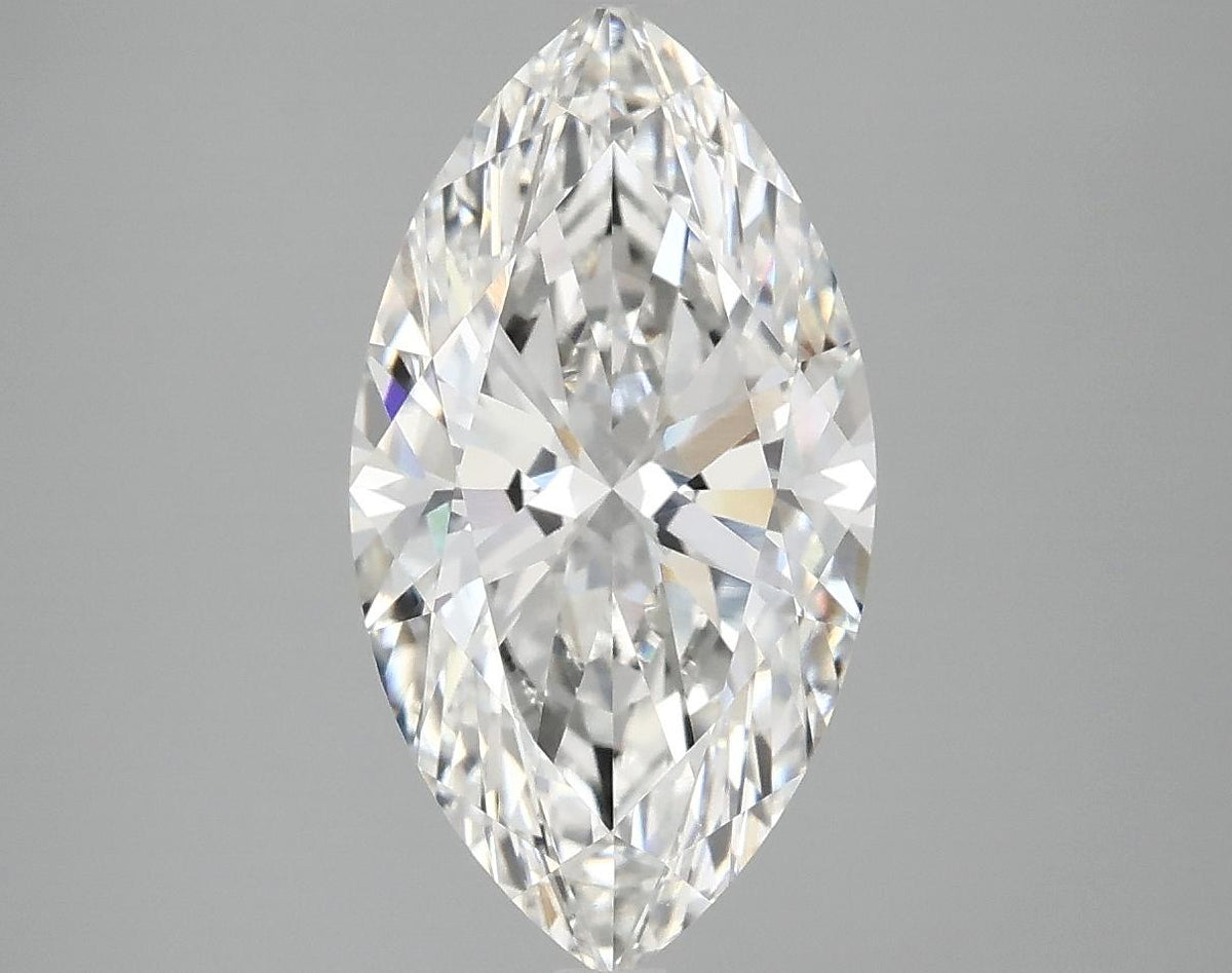 3.22 Carat Marquise Shaped Excellent Cut VVS2 IGI Certified Lab Grown Diamond