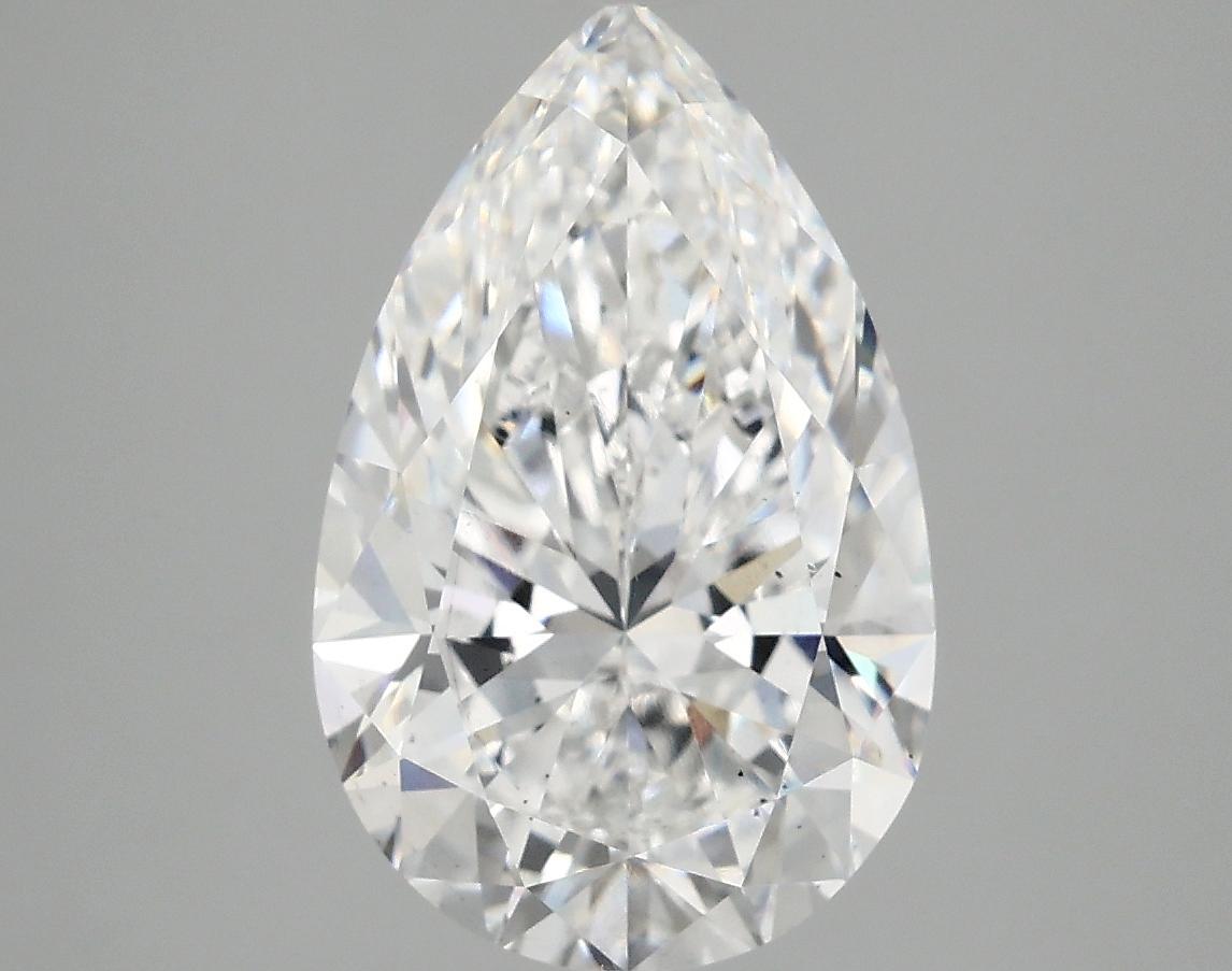 4.04 Carat Pear Shaped Ideal Cut SI1 IGI Certified Lab Grown Diamond