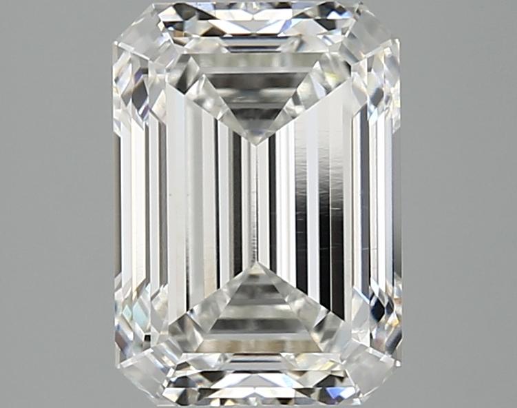 3.08 Carat Emerald Shaped Ideal Cut VVS2 IGI Certified Lab Grown Diamond
