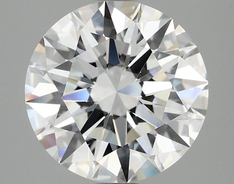 3.08 Carat Round Shaped Ideal Cut VVS2 IGI Certified Lab Grown Diamond