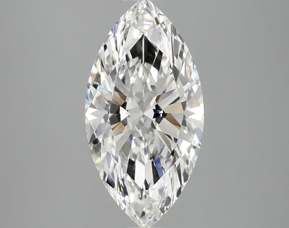 3.07 Carat Marquise Shaped Ideal Cut VVS2 IGI Certified Lab Grown Diamond