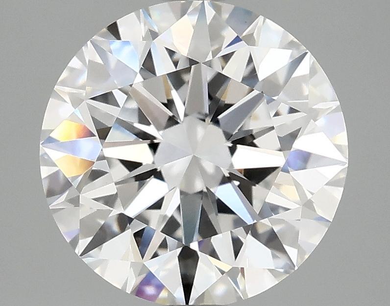 3.08 Carat Round Shaped Ideal Cut VVS2 IGI Certified Lab Grown Diamond
