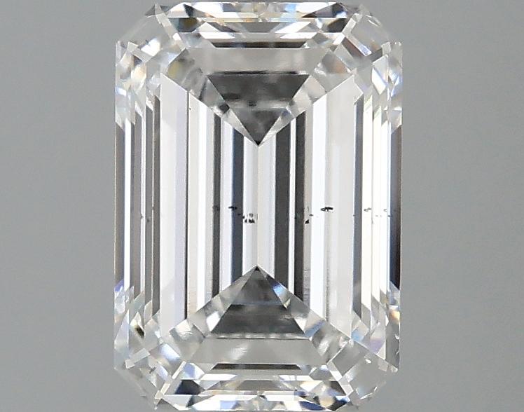 2.04 Carat Emerald Shaped Ideal Cut SI1 IGI Certified Lab Grown Diamond