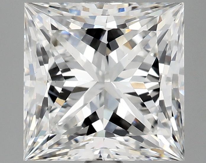 2.93 Carat Princess Shaped Ideal Cut VVS2 IGI Certified Lab Grown Diamond
