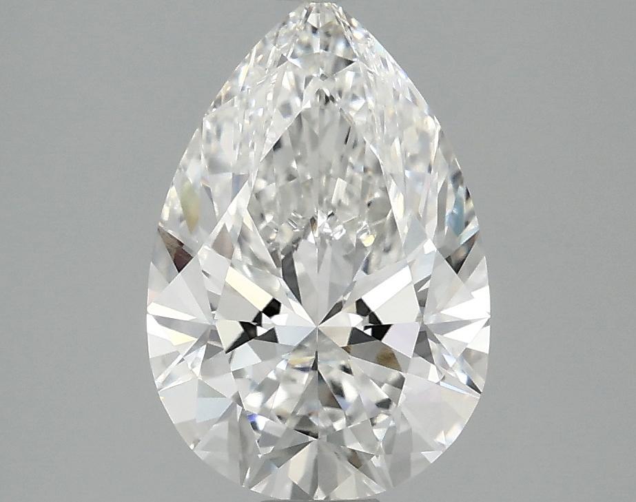 2.18 Carat Pear Shaped Excellent Cut VVS2 IGI Certified Lab Grown Diamond