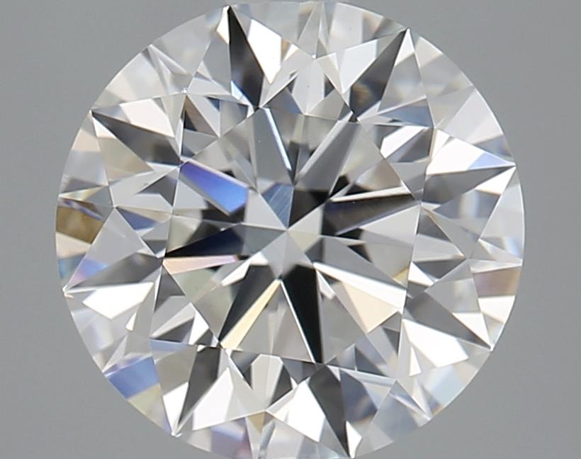 2.09 Carat Round Shaped Ideal Cut VVS2 IGI Certified Lab Grown Diamond