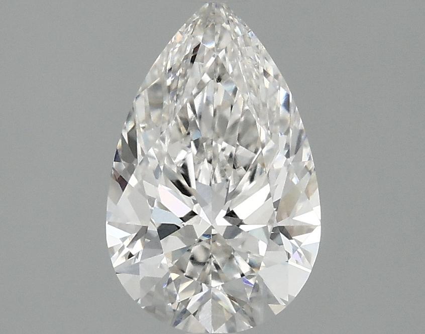 1.58 Carat Pear Shaped Ideal Cut VVS2 IGI Certified Lab Grown Diamond