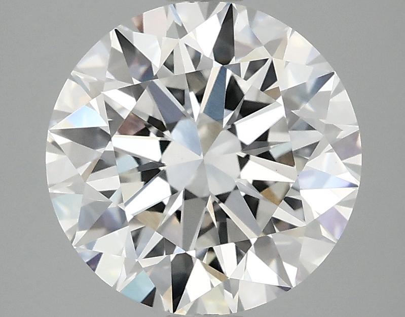 3.08 Carat Round Shaped Excellent Cut VVS2 IGI Certified Lab Grown Diamond