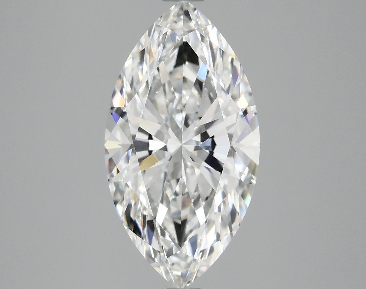 3.08 Carat Marquise Shaped Excellent Cut VVS2 IGI Certified Lab Grown Diamond